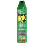 RAID insecticida spray hogar y exteriores 600 ml